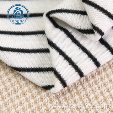 High quality cotton stripe textile custom fabric